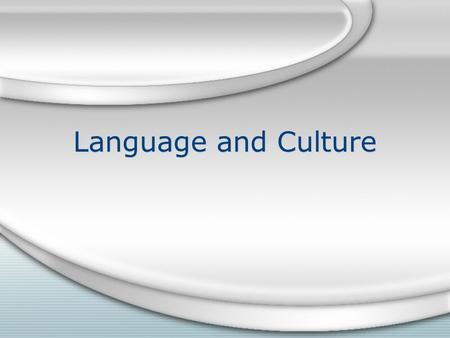 Language and Culture. An Official Language for the United States? English is NOT the official US language. No law requires that US governmental business.