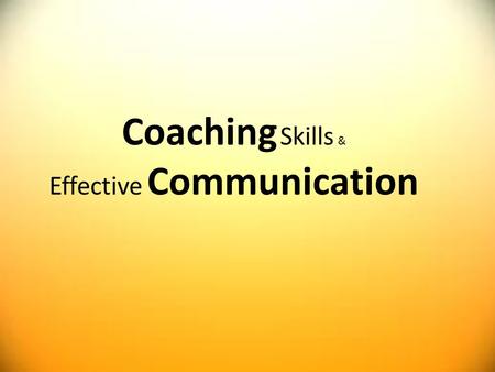 Coaching Skills & Effective Communication. Five frogs are sitting on a log. Four decide to jump off. How many are left?frogslog.