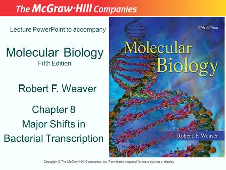 Molecular Biology Fifth Edition