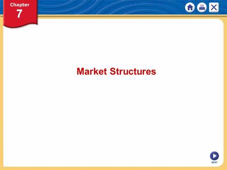 Market Structures.