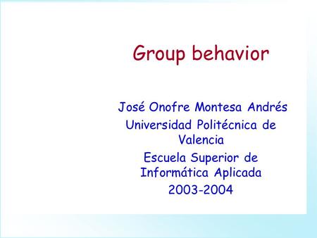 GpiIC-2A Group behavior