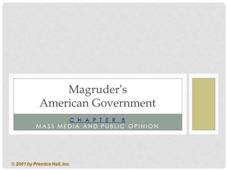 Magruder’s American Government