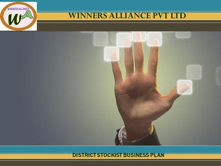 DISTRICT STOCKIST BUSINESS PLAN