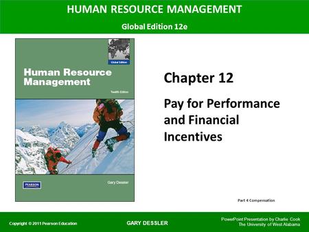 HUMAN RESOURCE MANAGEMENT Human Resources Management 12e Gary Dessler