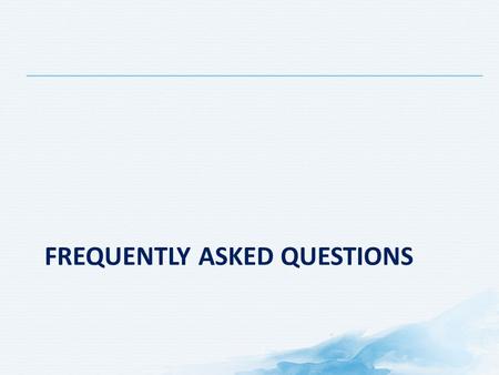 FREQUENTLY ASKED QUESTIONS. Frequently Asked Questions: Table of Contents How can neuropathic pain be identified? What is the best non-pharmacological.