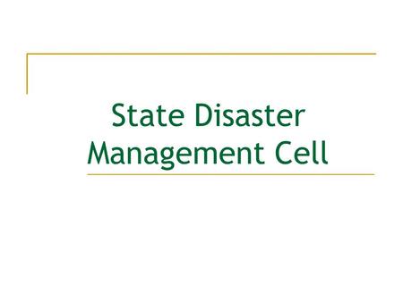 State Disaster Management Cell. URGENT UPDATE! THE MUNICIPAL CORPORATION REQUIRES YOUR HELP REAL ESTATE VALUES IN YOUR TOWN HAVE REACHED ROCK BOTTOM.