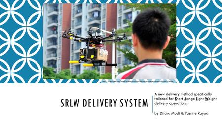 SRLW DELIVERY SYSTEM SRLW A new delivery method specifically tailored for Short Range Light Weight delivery operations. by Dhara Modi & Yassine Rayad