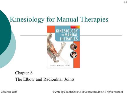 Kinesiology for Manual Therapies