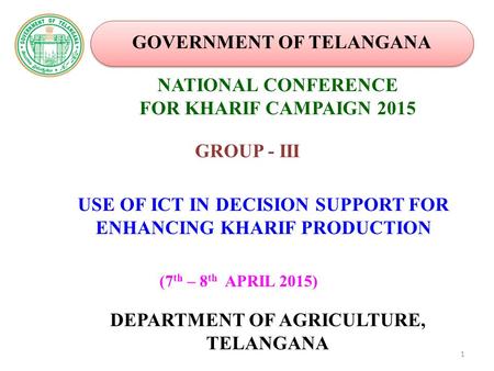 GOVERNMENT OF TELANGANA