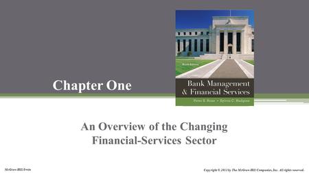 An Overview of the Changing Financial-Services Sector