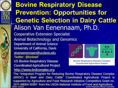 Bovine Respiratory Disease Consortium