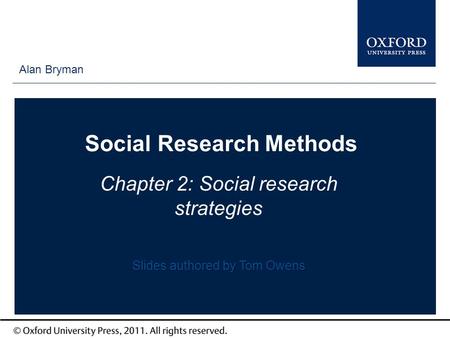 Social Research Methods