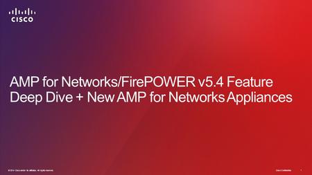 AMP for Networks/FirePOWER v5