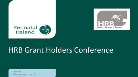 HRB Grant Holders Conference