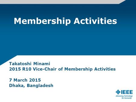 Membership Activities