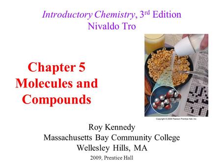 Introductory Chemistry, 3rd Edition Nivaldo Tro