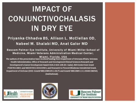 Impact of Conjunctivochalasis in Dry Eye