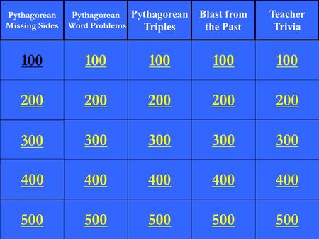 Pythagorean Missing Sides Pythagorean Word Problems Pythagorean