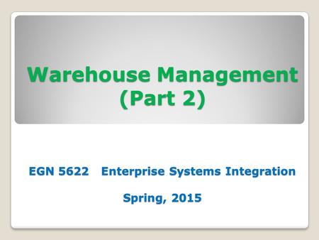 Process Management and Control and Physical Inventory    SAP Implementation