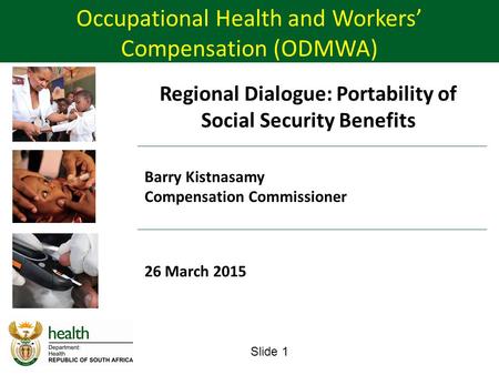 Regional Dialogue: Portability of Social Security Benefits