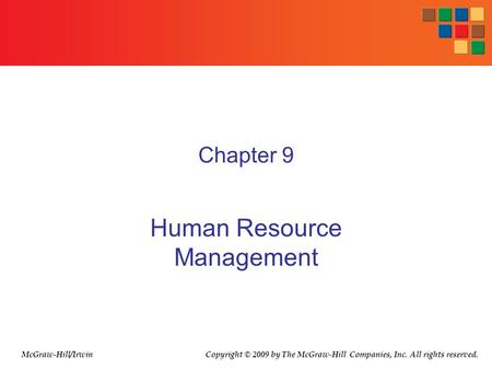 Human Resource Management