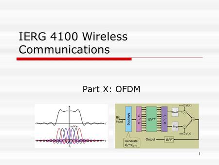 IERG 4100 Wireless Communications