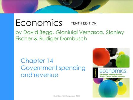 Chapter 14 Government spending and revenue