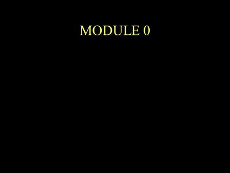 MODULE 0. Real Estate Markets & The Economy: An Empirical View.