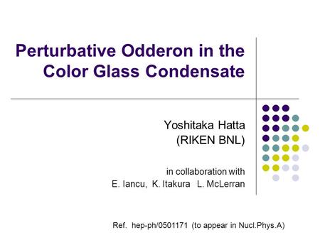 Perturbative Odderon in the Color Glass Condensate