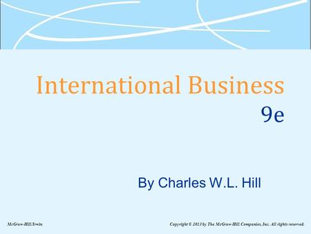 International Business 9e