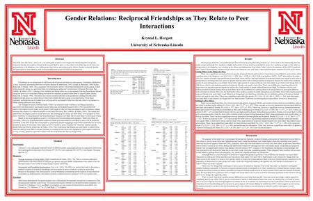 Method Introduction Mixed groups ANOVAs were performed and then followed up using the LSD procedure (p =.05) to look at the relationship between gender,