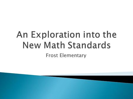 Frost Elementary. 4.4 (C) Represent the product of 2 two- digit numbers using arrays, area models, or equations, including perfect squares.