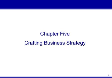 OBJECTIVES Define generic strategies and show how they relate to a firm’s strategic position 1 Describe the drivers of low-cost, differentiation, and focus.