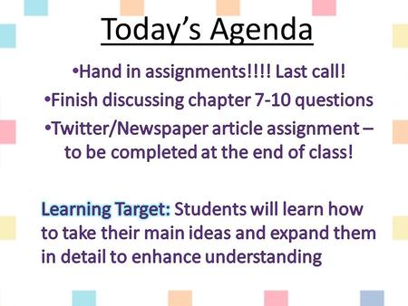 Today’s Agenda. Brett asked Leeza whether anyone died in the accident. Leeza’s reply was “Just me.” What does she mean by this statement? What does it.