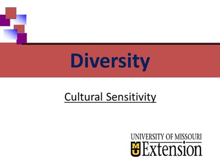 Cultural Sensitivity Diversity. Family Medical Leave Act How are people different? Race Ethnicity Gender Religion National Origin Diversity Lifestyle.