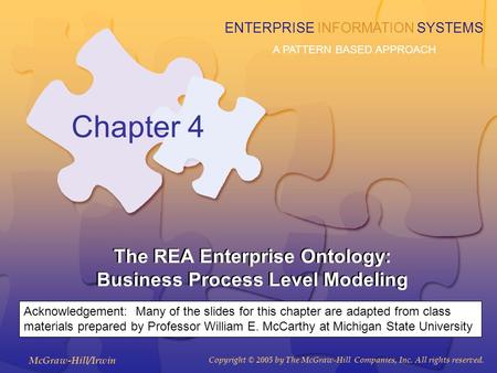 The REA Enterprise Ontology: Business Process Level Modeling