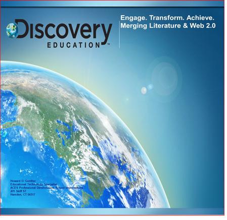 Howard D. Gunther Educational Technology Specialist ACES Professional Development School Improvement 205 Skiff ST Hamden, CT 06517.