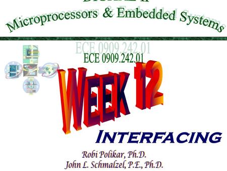 Interfacing. This Week In DIG II  Basic communications terminology  Communications protocols  Microprocessor interfacing: I/O addressing  Port and.