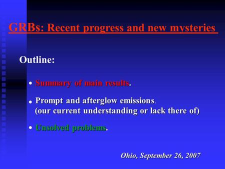 In this talk I am going to describe a puzzling phenomenon we have know for about 30 years and only in the last few years we have began to understand their.