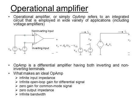 Operational amplifier