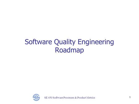 Software Quality Engineering Roadmap