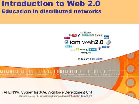 Introduction to Web 2.0 Education in distributed networks