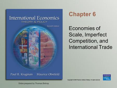 Economies of Scale, Imperfect Competition, and International Trade