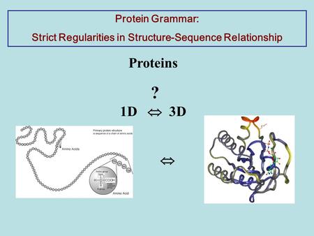 Strict Regularities in Structure-Sequence Relationship