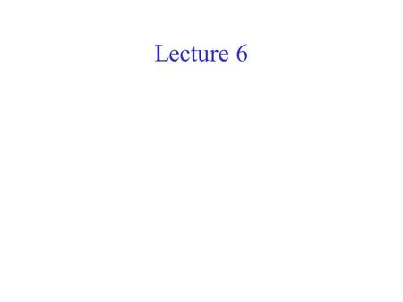 Lecture 6. Bandwidth allocation in multirate multicast is significantly more complicated than the unicast network. There can be several bandwidth allocation.