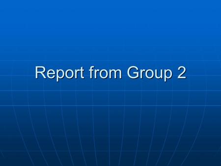 Report from Group 2. Diseases of importance HIV of course HIV of course TB and malaria – need more modeling TB and malaria – need more modeling Drug resistance.