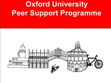 Oxford University Peer Support Programme. It’s good to talk: communicating in institutions.