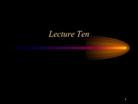 1 Lecture Ten. 2 Lecture Part I: Regression –properties of OLS estimators –assumptions of OLS –pathologies of OLS –diagnostics for OLS Part II: Experimental.