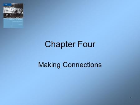 1 Chapter Four Making Connections. 2 Introduction Connecting peripheral devices to a computer has, in the past, been a fairly challenging task Newer interfaces.