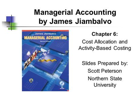 Managerial Accounting by James Jiambalvo